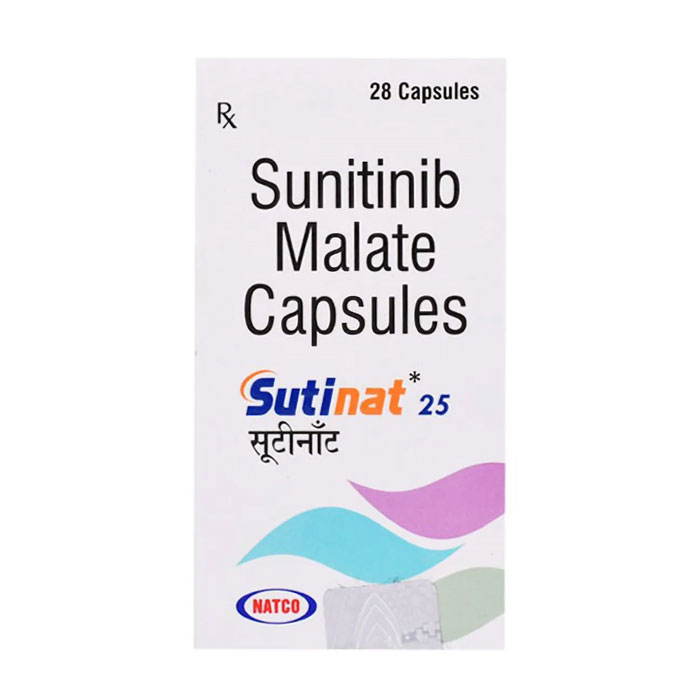Sutinat 25mg Natco điều trị ung thư