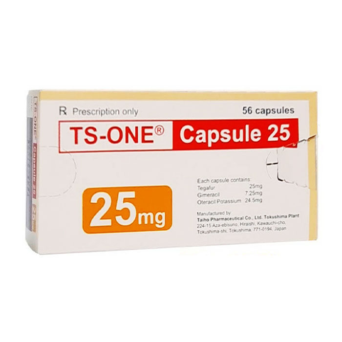 Ts-one 25mg Taiho điều trị ung thư dạ dày tiến triển