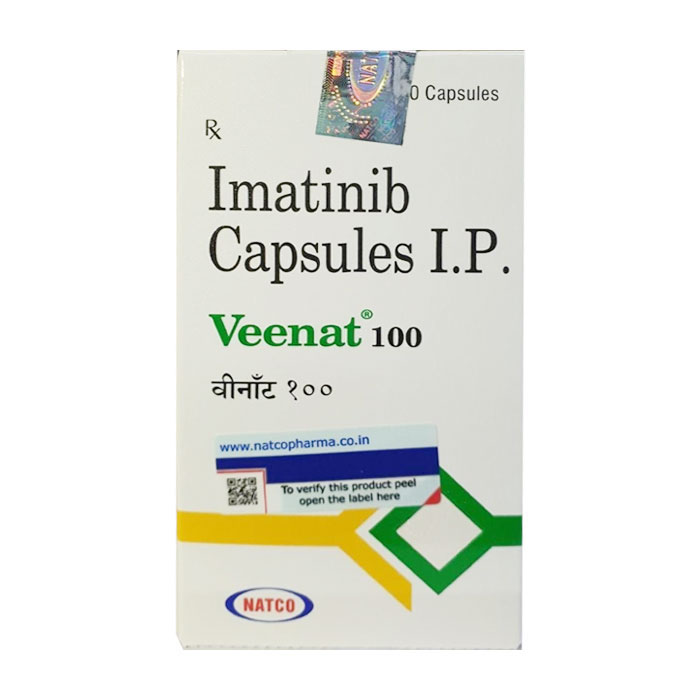 Veenat 100mg Natco điều trị bệnh bạch cầu dòng tủy