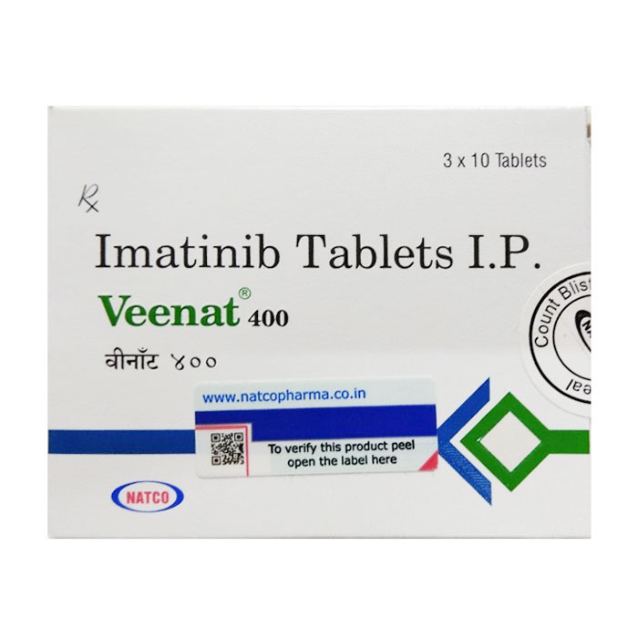 Veenat 400mg Natco điều trị bệnh bạch cầu dòng tủy
